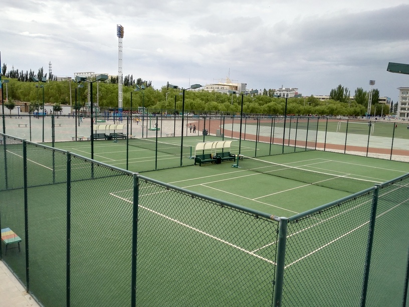 Césped artificial para campo multideportivo